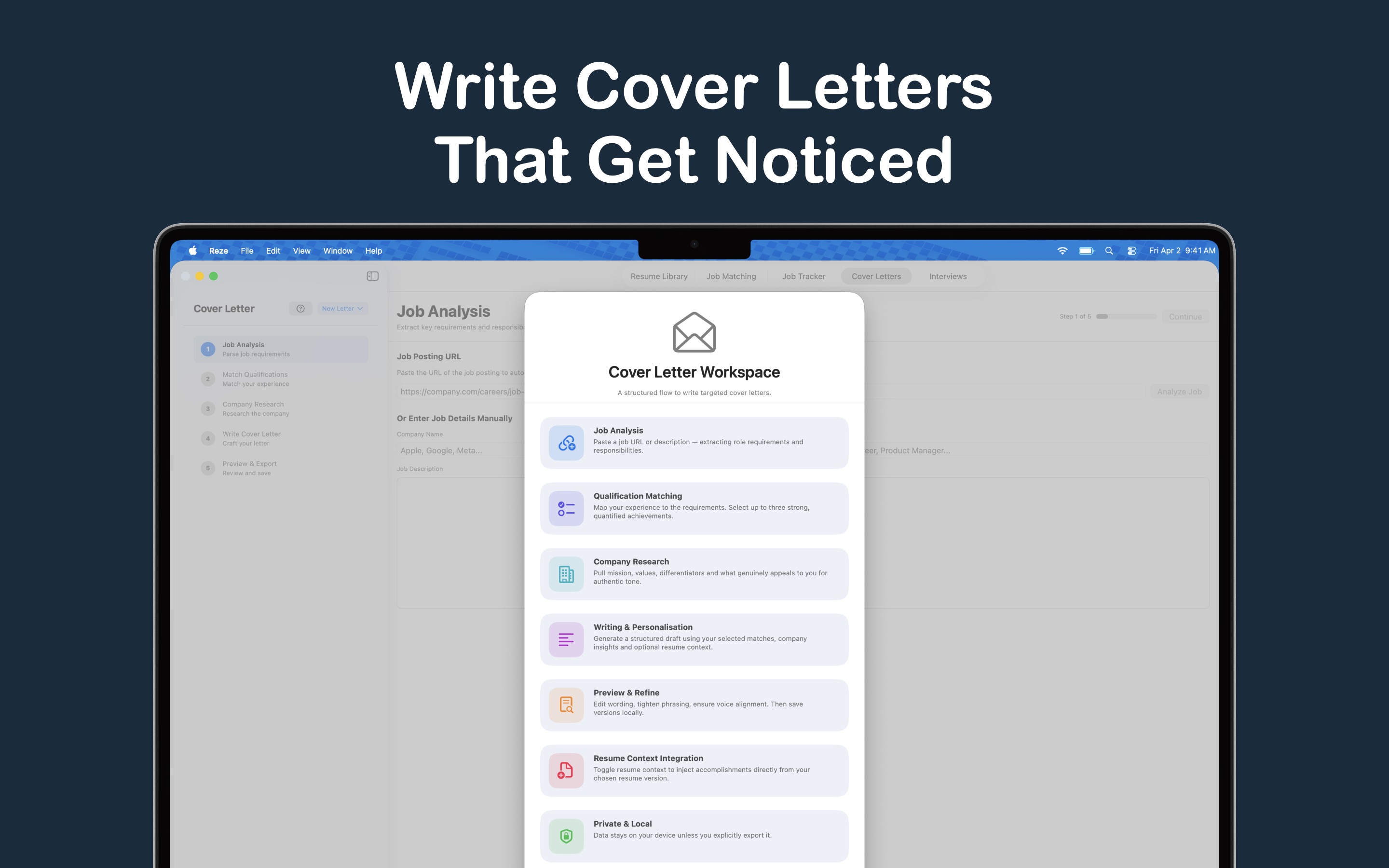 Reze screenshot 5 – skill match view